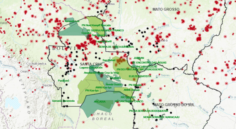 Estos son los focos de calor en Santa Cruz | Mapa en línea - Periodismo ...