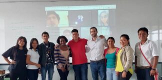 Participantes del taller junto a Damián Andrada, Director del PPIA.