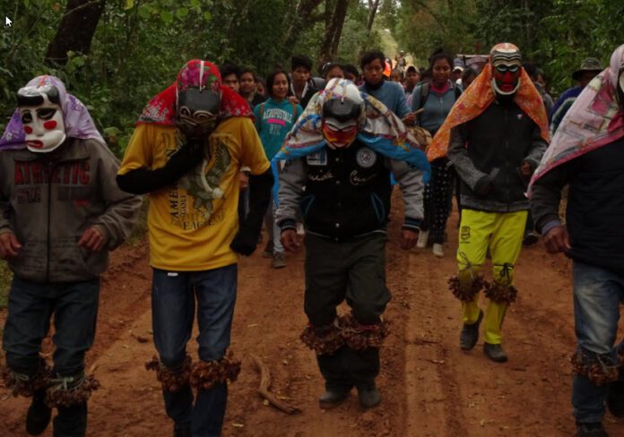 RUTA DEL PEABIRÚ en ROBORÉ Así llegaron los caminantes a Santiago de Chiquitos en 2022. Foto: CEPAD