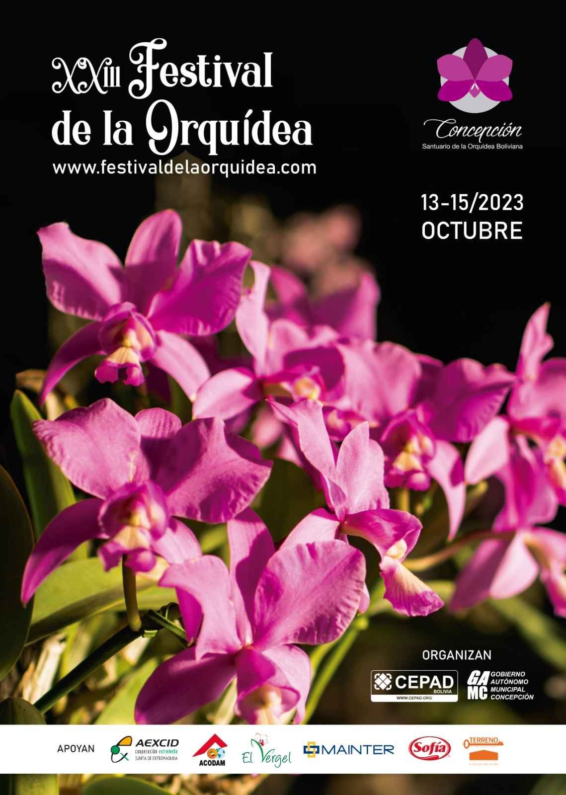 Programa Festival de la Orquídea 2023 Bolivia Periodismo de medio
