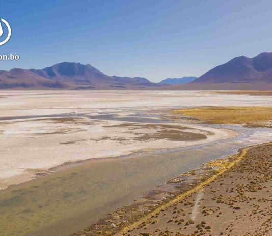 Los bordes del salar Pastos Grandes, en Uyuni. / Foto: Ernst Udo Drawert, Diálogo Chino