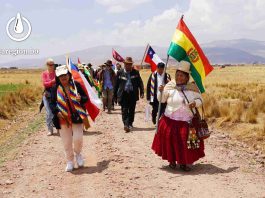 El primer Encuentro Internacional de Comunidades Asociadas al Qhapaq Ñan 2023, realizado en la comunidad Huancollo. / Foto: Asoremuc-QÑ