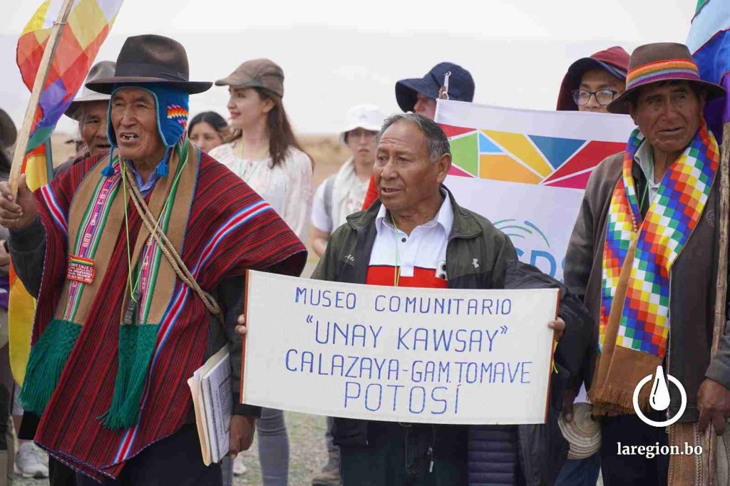 El primer Encuentro Internacional de Comunidades Asociadas al Qhapaq Ñan 2023, realizado en la comunidad Huancollo. / Foto: Asoremuc-QÑ