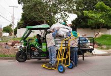 Los recicladores del Punto Verde de la ciudad de Santa Cruz. / Foto: Con Propósito