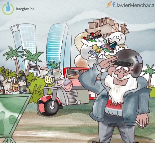 Más que un hombre “en su motito”