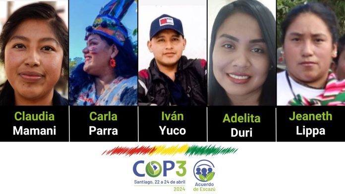Representantes pre COP3