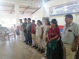 Comité de enlace de la Comunidad del Agua, que fue conformado este martes. Foto. Zulema Alanes