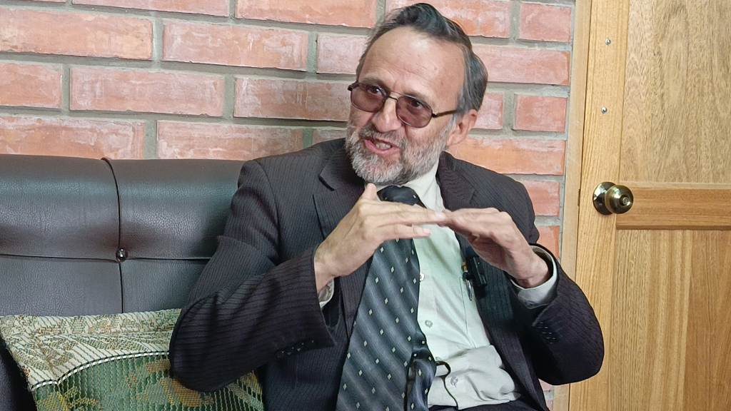 Gerardo Zamora, doctor en ingeniería metalúrgica y medio ambiente minero.