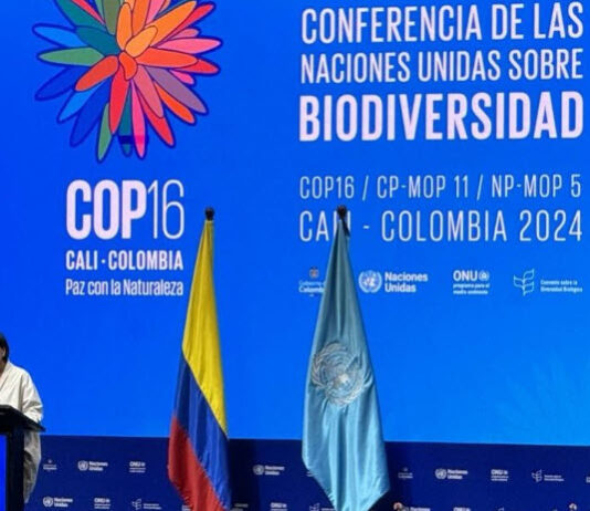 Ministra de Ambiente de Colombia, Susana Muhamad, al inaugurar la COP16: Foto: Richard Romero.