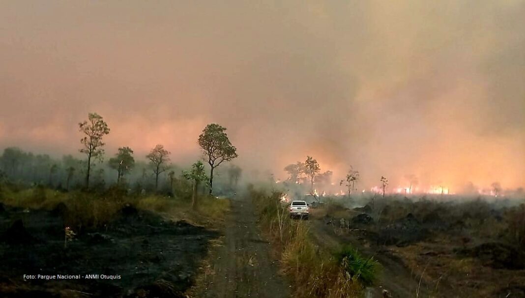 FUEGO PARQUE NACIONAL OTUQUIS