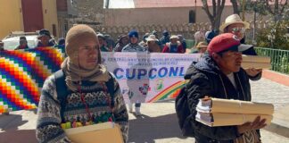 La acción fue presentada por comunarios. Foto: Cupconl Nor Lípez