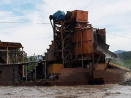 El avance de la minería legal e ilegal en los ríos de Bolivia preocupa desde hace años a científicos y organizaciones indígenas y ambientales. Foto: Miguel Roca