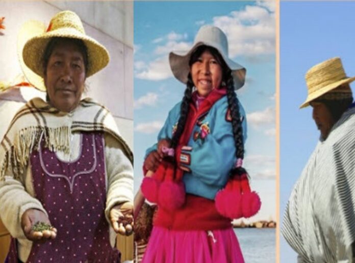 mujeres artesanas del Titiaca