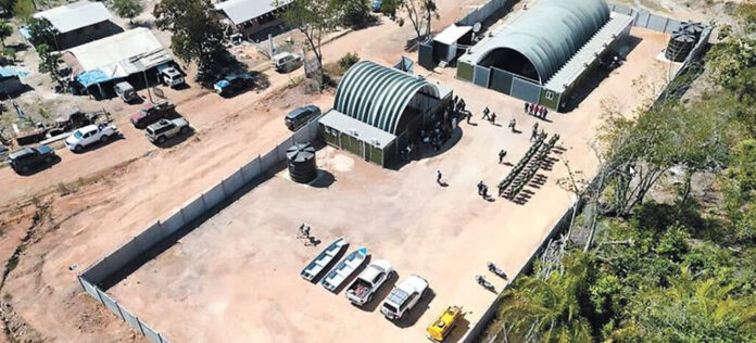 Bolivia Noel Kempff La base móvil que se instaló en el parque Noel Kempff Mercado. Foto: cortesía ABI