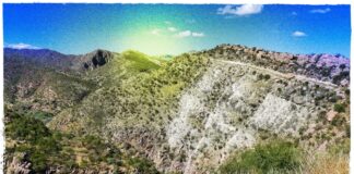 Vista de la secuencia de arcillas de la Sierra de Bacadéhuachi, en Sonora, al norte de México. Foto: cortesía Luca Ferrari