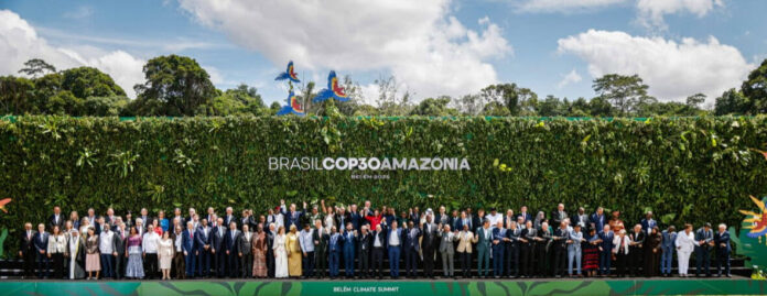 COP2025 BRASIL INAUGURAICIÓN Jefes de Estado posan en la foto de la Cumbre de Líderes de la COP30. Foto: cortesía Hermes Caruzo/COP30