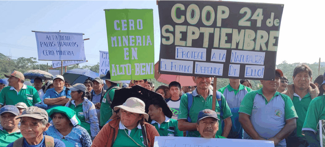Los municipios de Palos Blancos y Alto Beni han logrado una ley departamental que los declara libres de minería. Foto: cortesía Municipio de Palos Blancos