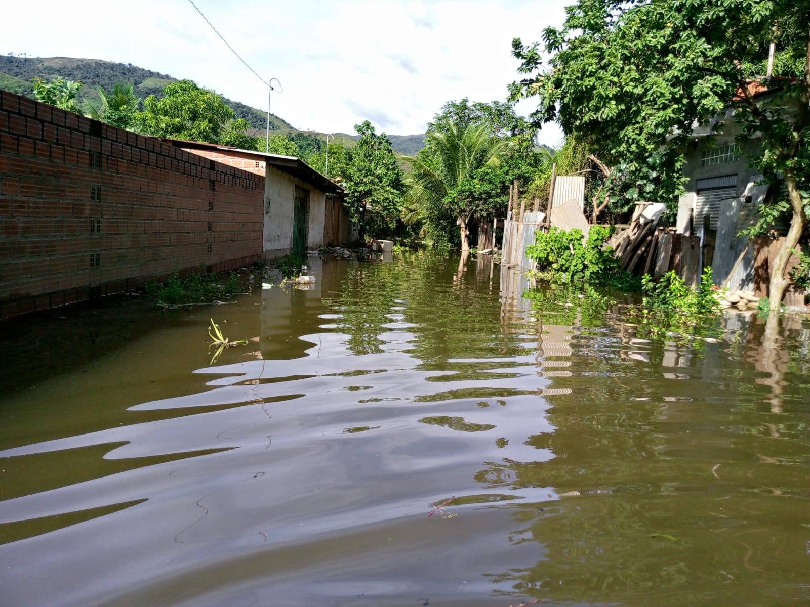 Inundación en Tipuani, Bolivia. Foto: Gentileza