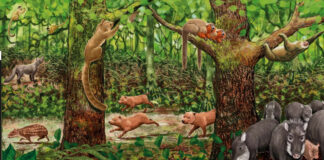 Cada 3 de marzo, el Día Mundial de la Vida Silvestre invita a reflexionar sobre la diversidad de especies que habitan Bolivia y los desafíos para su protección. Crédito: Ilustración extraída del libro Mamíferos Medianos y Grandes de Bolivia.