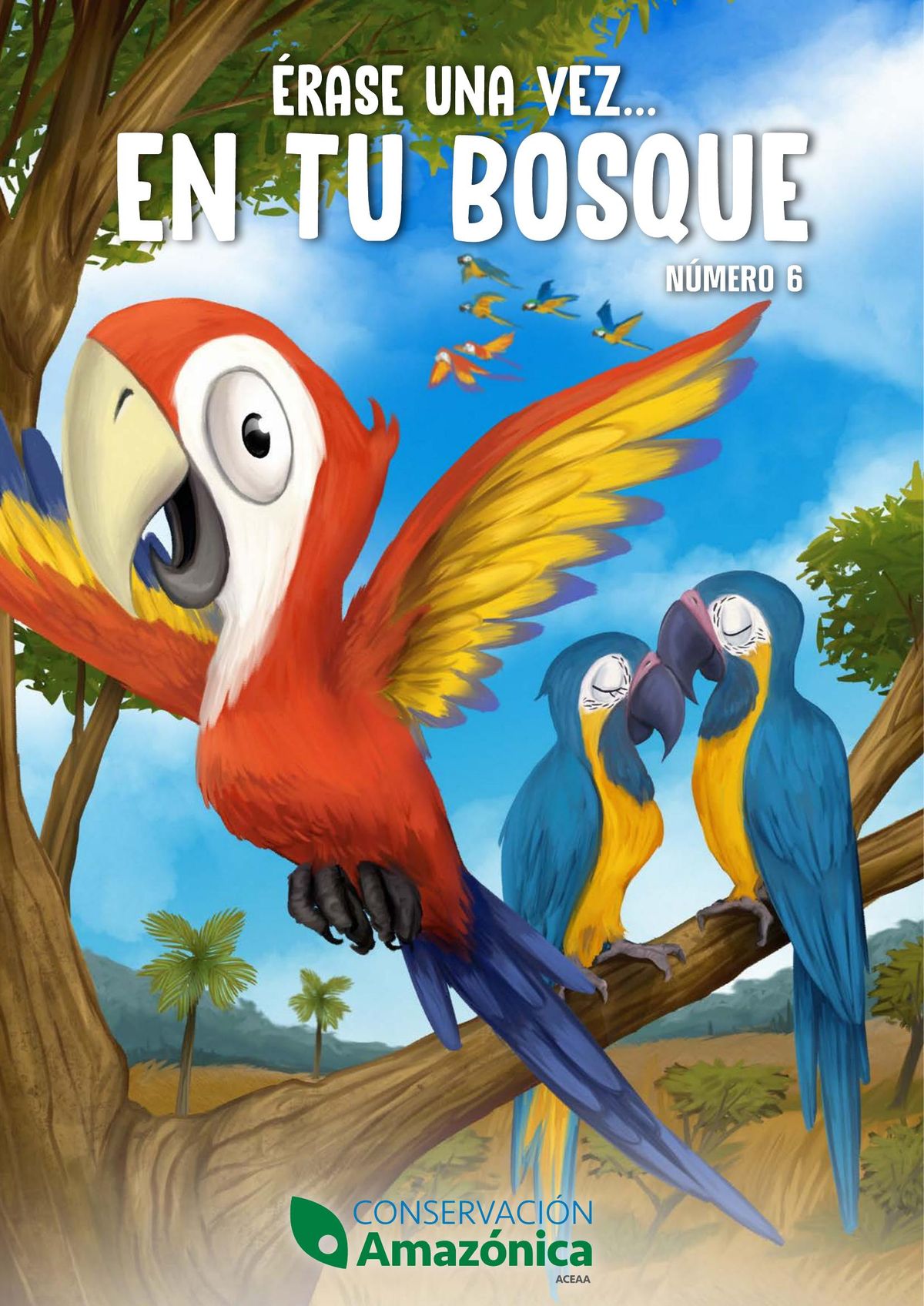 Cómic Paraba Bolivia guacamayo amazónico conservación biodiversidad