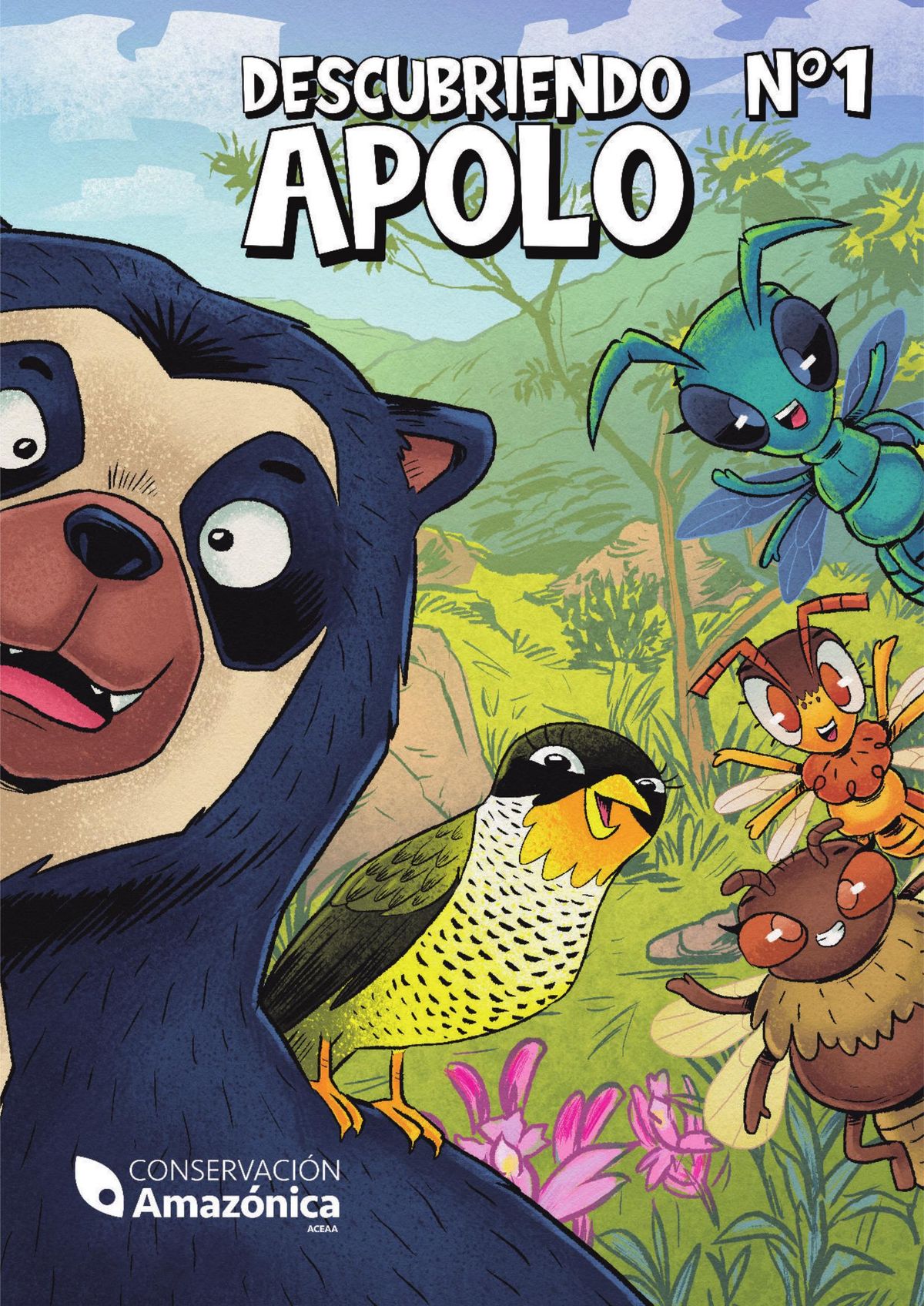 Cómic Descubriendo Apolo Bolivia biodiversidad Madidi especies endémicas