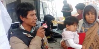 Un comunario del pueblo en contacto inicial Ese Ejjas, del puerto Salinas (municipio de Reyes, Beni), expone la crítica situación que enfrenta su comunidad: sin acceso a servicios básicos y afectada por la presencia de mercurio en sus organismos, una amenaza creciente para su salud y supervivencia.