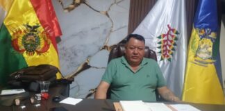 Genaro Monge Hanco Valencia, el alcalde de Teoponte. Foto: ANA