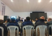 Cooperativistas mineros durante la Cumbre Nacional de Minería, desarrollada en La Paz. Foto: ANA