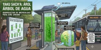 Yaku Sach’a: la “pescera inteligente” con la que una científica boliviana busca limpiar el aire que respiran las ciudades Imagen de IA con información verificada