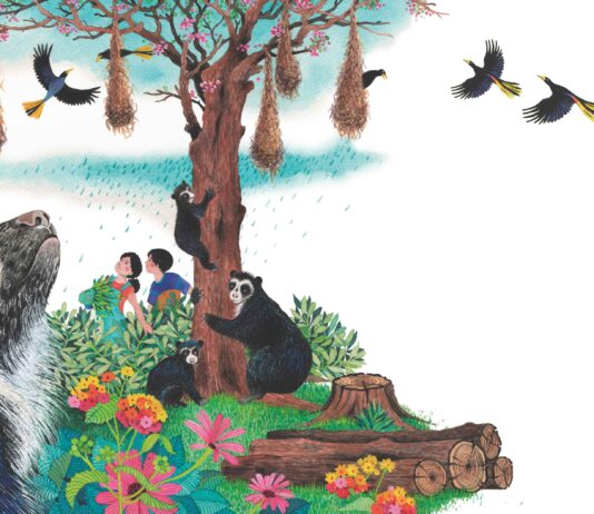 Los libros combinan historias, personajes e ilustraciones para acercar a los niños al conocimiento y cuidado de la naturaleza. Foto: FAN