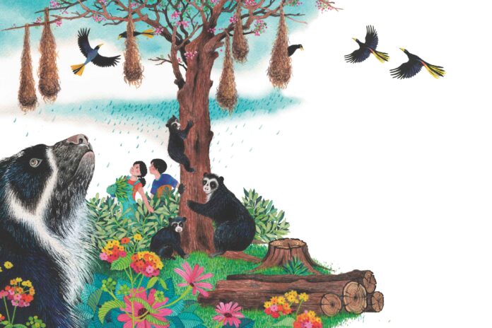3 Los libros combinan historias, personajes e ilustraciones para acercar a los niños al conocimiento y cuidado de la naturaleza. Foto: FAN